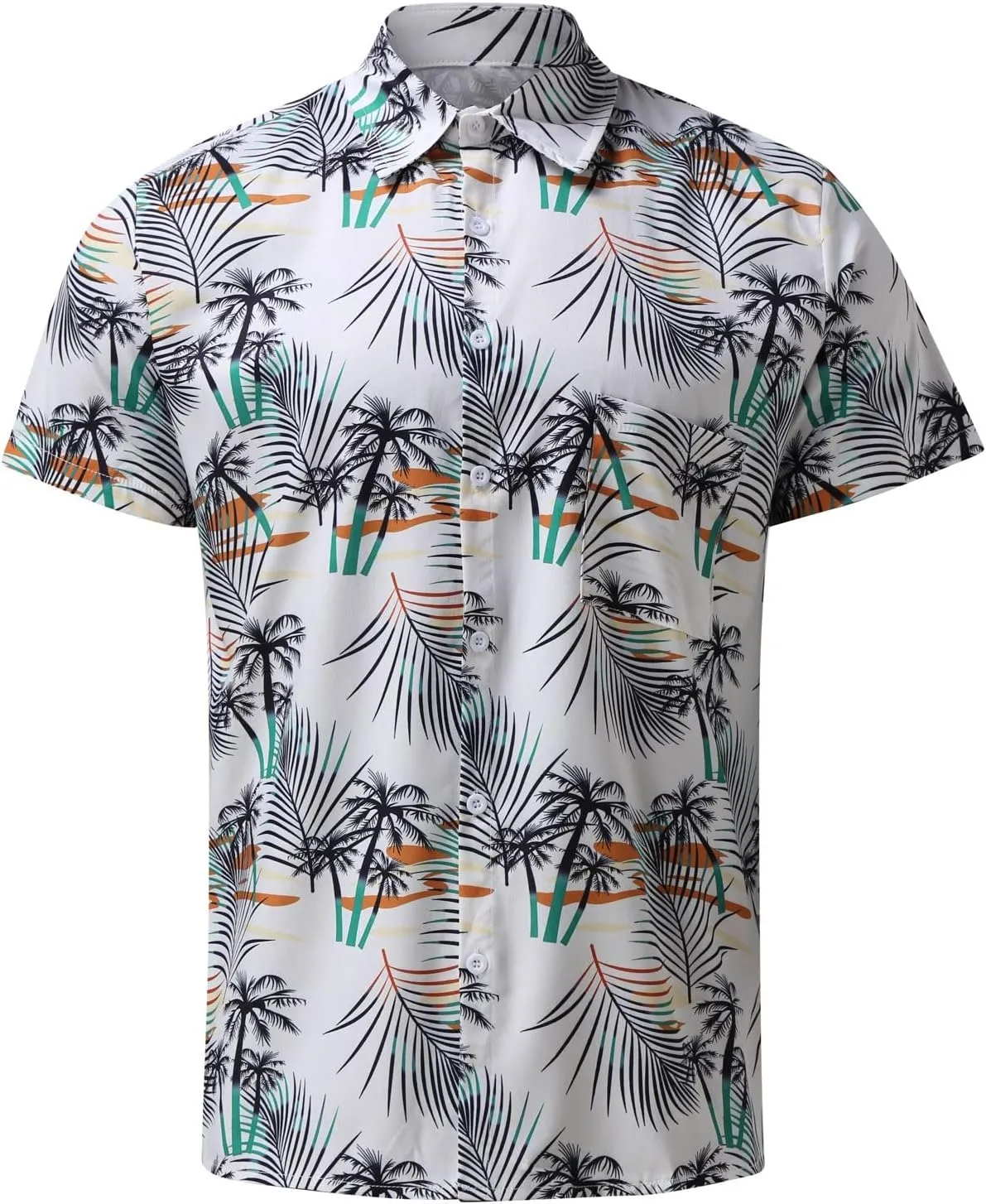 Mens Funny Hawaiian Shirts Button Down Shirts Mens Hawaiian Shirts Beach Floral Hawaiian Shirt for Men Short Sleeve