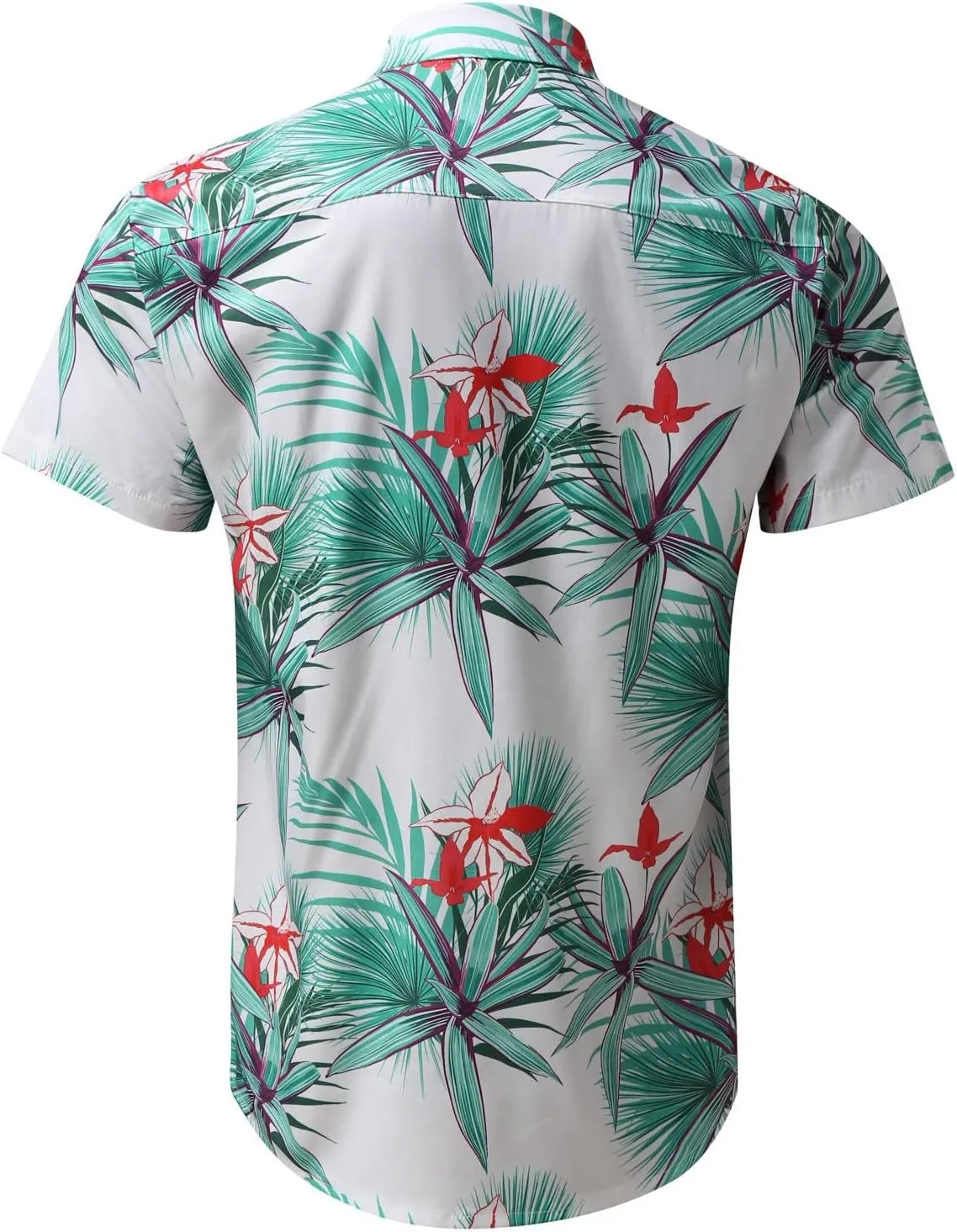 Mens Funny Hawaiian Shirts Button Down Shirts Mens Hawaiian Shirts Beach Floral Hawaiian Shirt for Men Short Sleeve