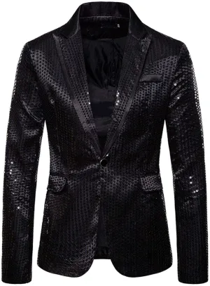 Mens Jacket 2024 Striped Suit Blouse Lapel Button Slim Fit Stylish Jacket Shirt Party Mens Summer Jackets Sacos