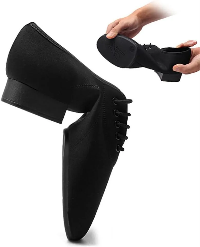 Men's Latin Dance Shoes, Professional Ballroom Tango Waltz Performance Shoes 1" Inch Standard Heel Modern Dancing Shoes for Male