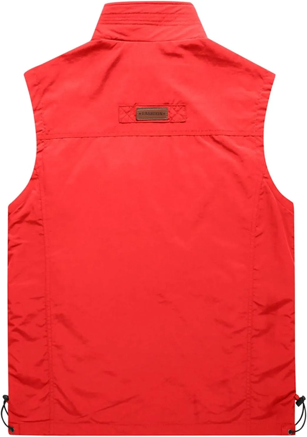 Mens Running Vest Lightweight Windproof Softshell Sleeveless Jacket Outdoor Hiking Fishing Vest with Zip Pockets