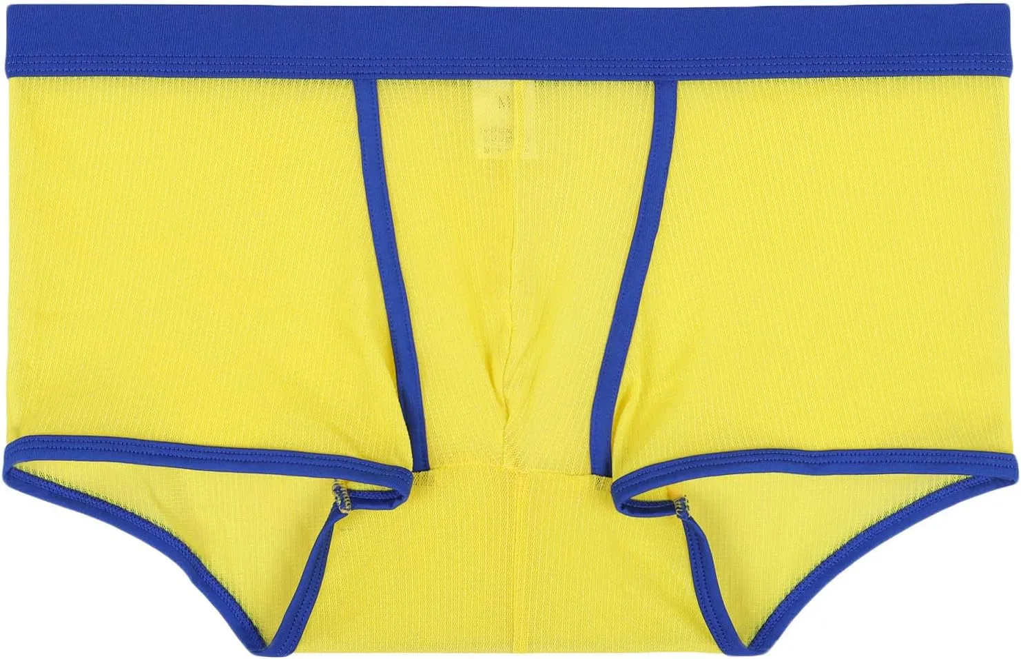 Men's Sexy Mesh See Through Underwear Low Rise Breathable Boxers Underpants Soft Comfort Breathable Boxer Briefs