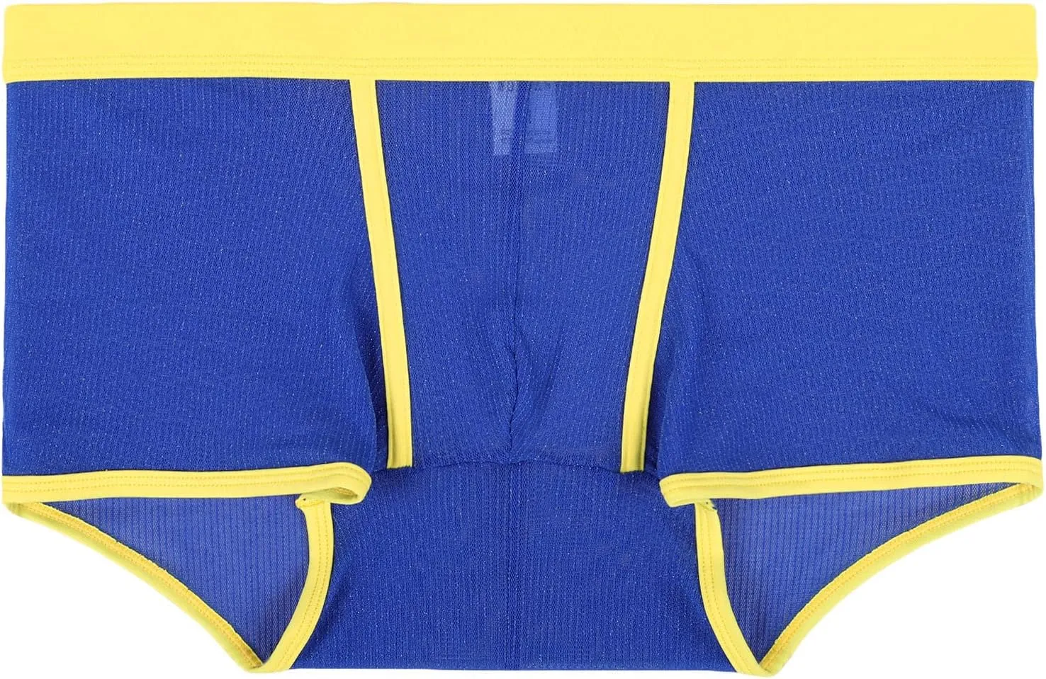 Men's Sexy Mesh See Through Underwear Low Rise Breathable Boxers Underpants Soft Comfort Breathable Boxer Briefs
