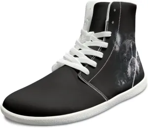 Men's Sneakers Animals Print Women Barefoot Shoes Hightop Sneakers Wide Toe Anti Slip Work Sneaker Minimalist Zero Drop Sole Shoes