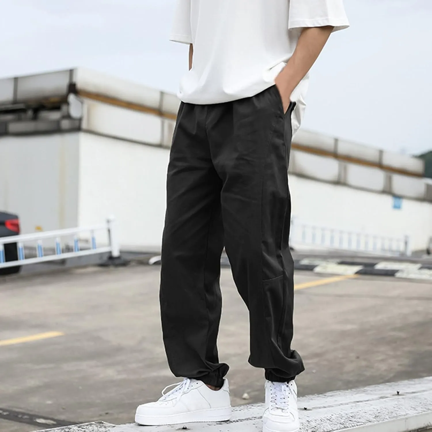 Mens Sweatpants with Pockets Big and Tall Lounge Pants with Pockets Men's Jogger Sweatpants Cargo Lightweight Joggers