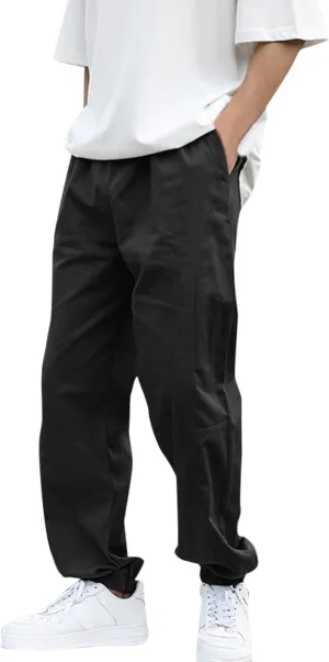 Mens Sweatpants with Pockets Big and Tall Lounge Pants with Pockets Men's Jogger Sweatpants Cargo Lightweight Joggers