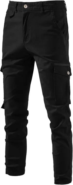 Mens Sweatpants with Pockets Big and Tall Men's Casual Jogger Drawstring Workout Mens Cargo Pants Lightweight Trousers