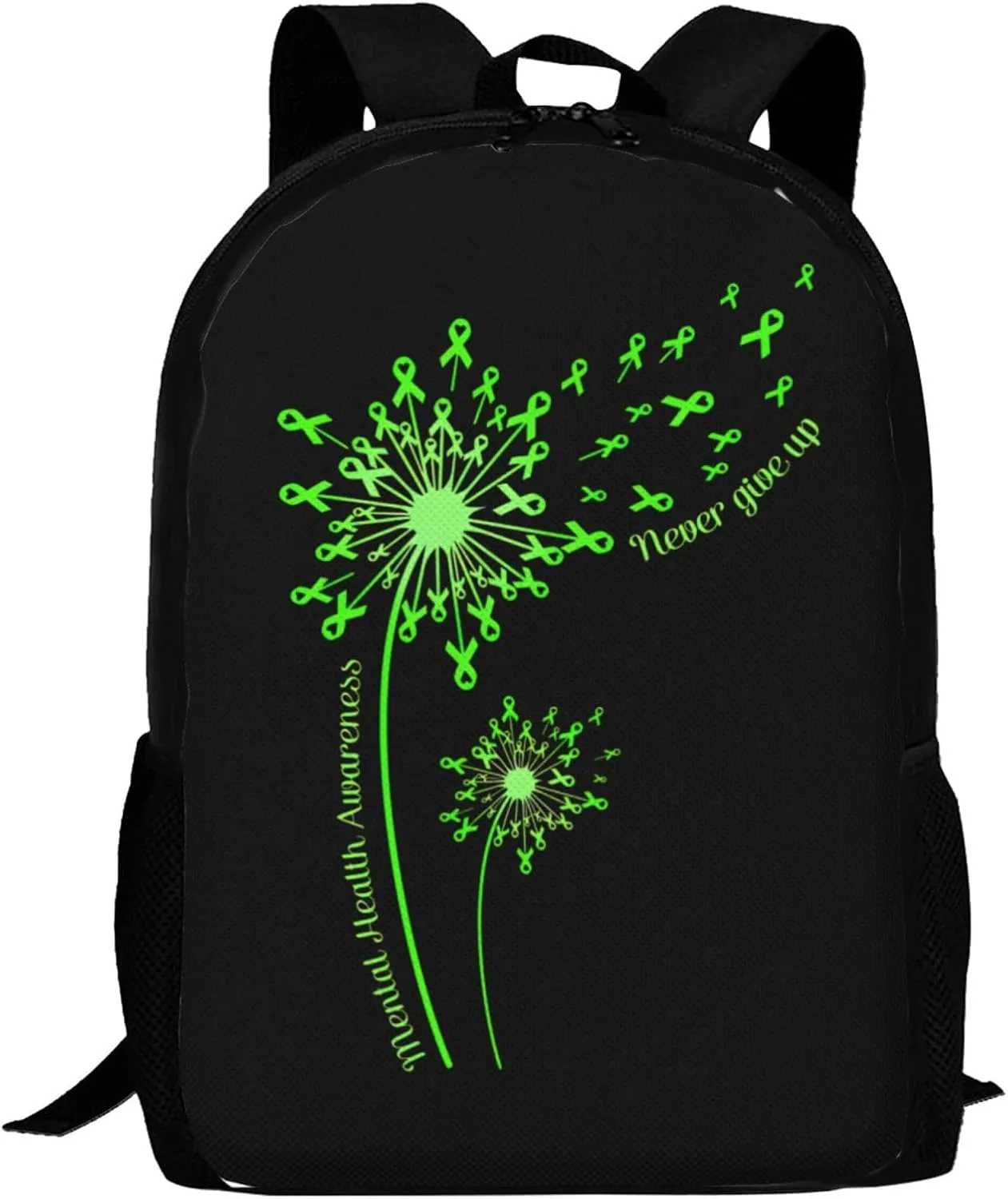 Mental Health Awareness Backpack Lightweight Large Capacity Laptop Backpack Travel Backpacks for Unisex