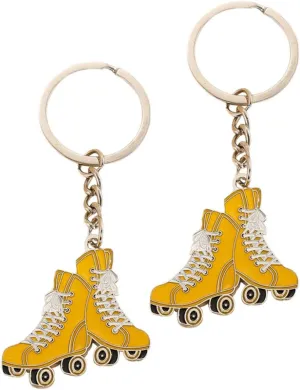 Mikikit Figure Skating Accessories Roller Shoes Keychain Cute Key Chain for Girls