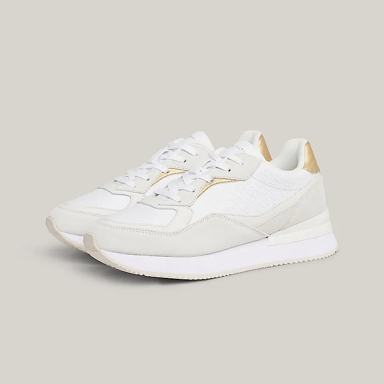 Monogram Runner - White