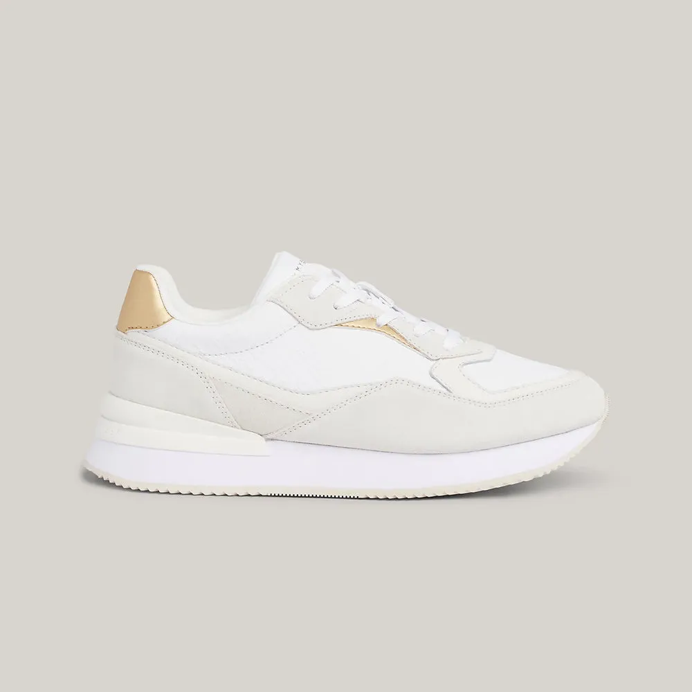 Monogram Runner - White