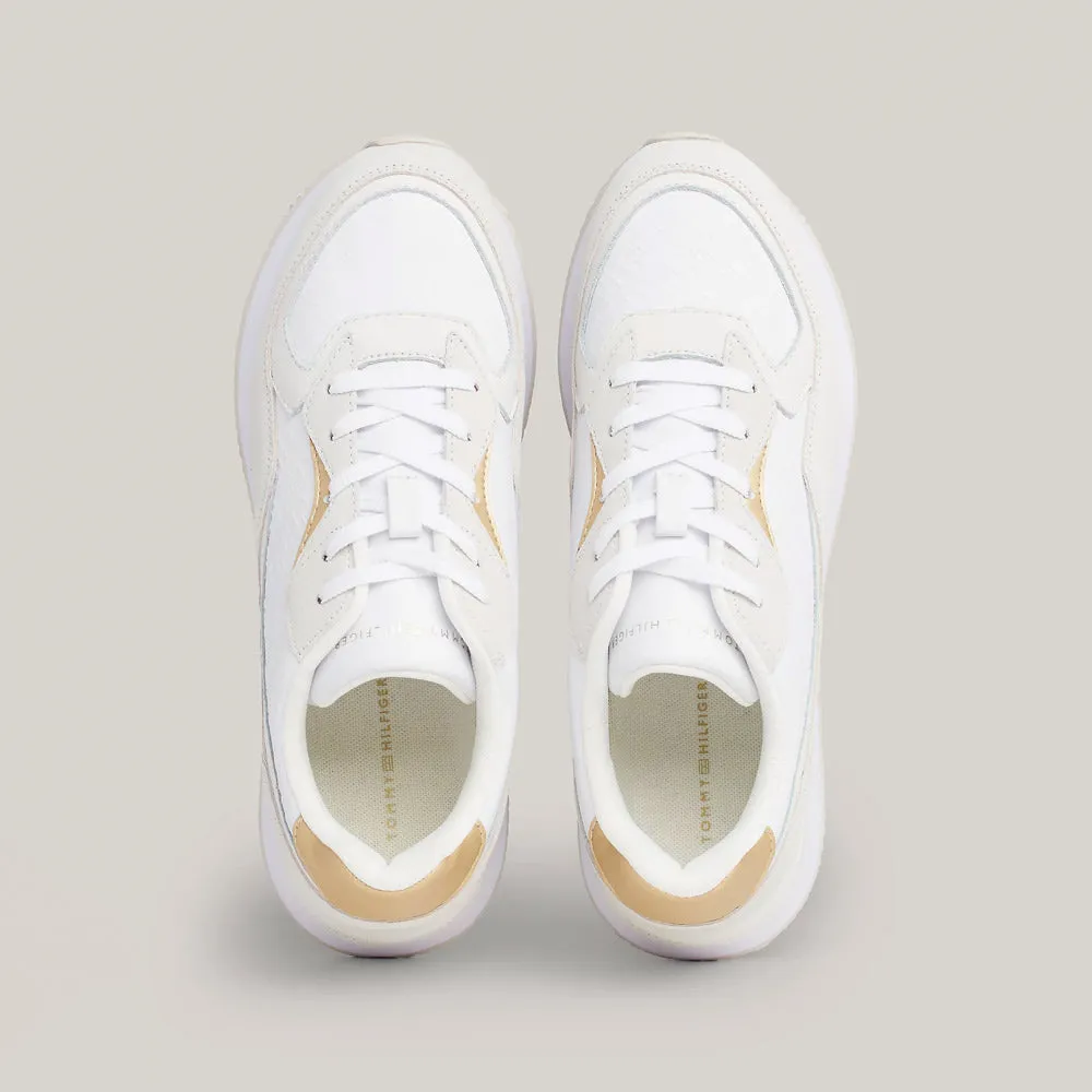 Monogram Runner - White