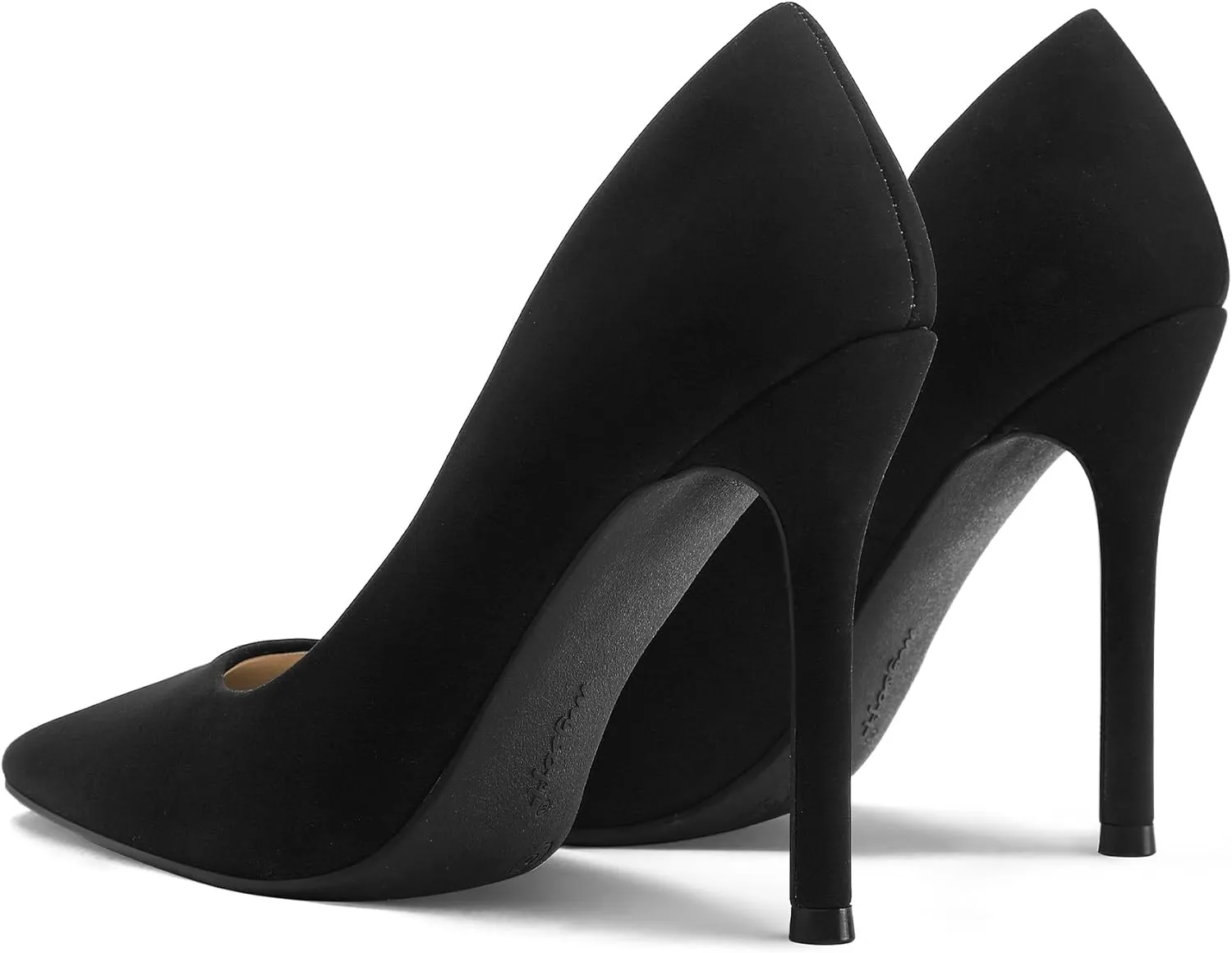 mysoft Women's High Heels Pumps Closed Pointed Toe Stiletto 4IN Heels Dress Wedding Shoes