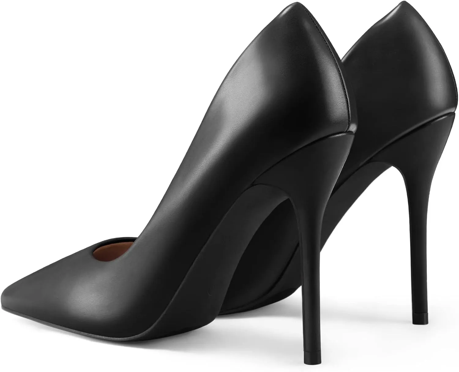 mysoft Women's High Heels Pumps Closed Pointed Toe Stiletto 4IN Heels Dress Wedding Shoes