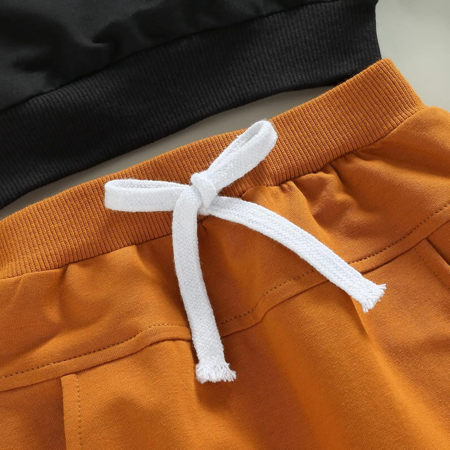Newborn Baby Boy Fall Clothes Long Sleeve Round Neck Letter Print Sweatshirt Top Long Pants Cute Toddler Winter Outfits