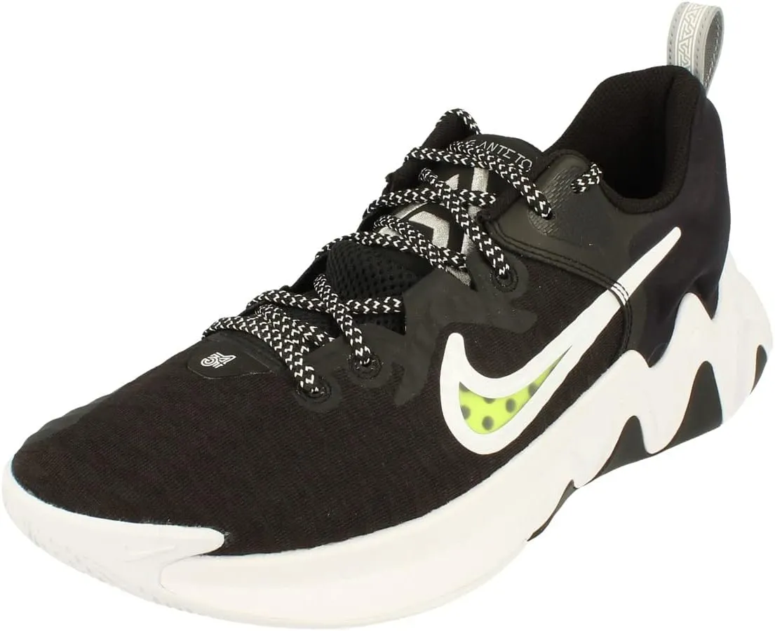Nike Giannis Immortality Mens Basketball Trainers CZ4099 Sneakers Shoes (UK 6 US 7 EU 40, Black White Wolf Grey 010)