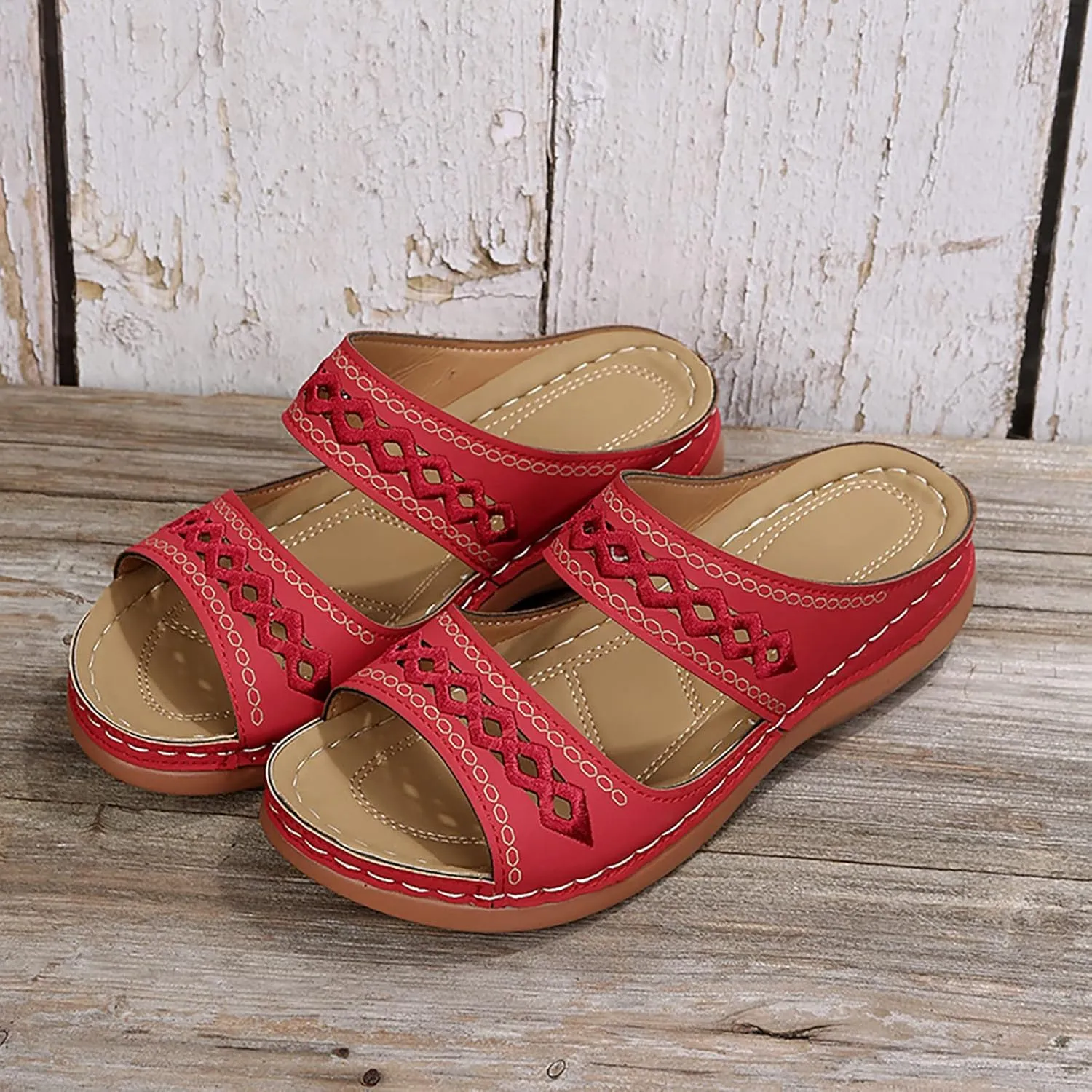 Ortho Flip Flops for Women with Arch Support Womens Orthopedic Flip Flops Sexy Beach Sandals for Women Dressy Summer Ladies Black Wedge Sandals T Strap Walking Shoes for Women Black Sandal Heels