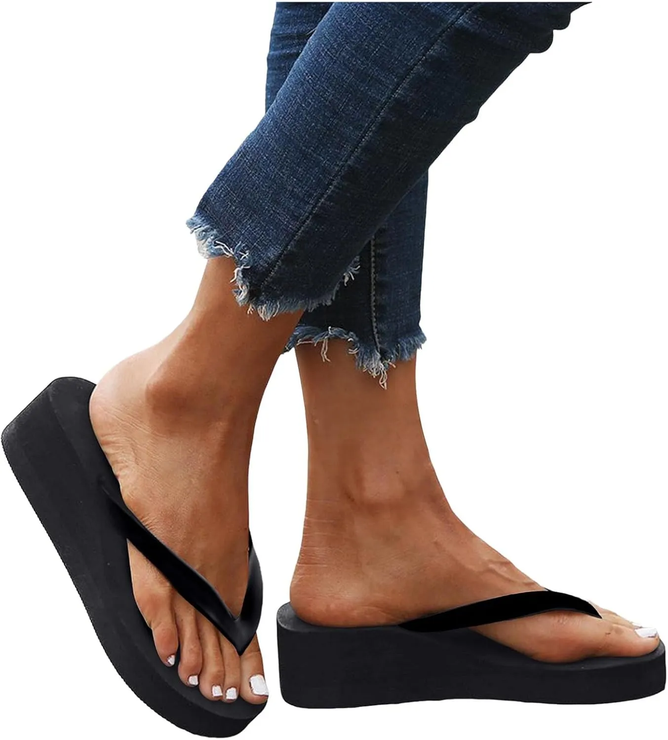 Orthopedic Sandals for Women Arch Support Wedge Sandals Flip Flops Comfortable Bohemian Slippers Summer Beach Shoes