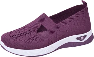 Orthopedic Shoes for Women with Arch Support Non-Slip Sneakers Slip On Wide Width Shoes Breathable Walking Shoes