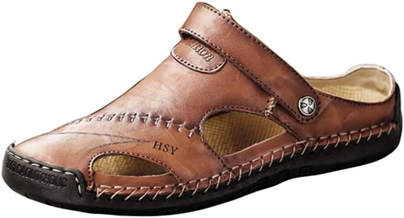 Outdoor Shoes Men's Red Casual Breathable Sandals Men Summer Beach Barefoot
