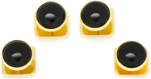 Ox and Bull Trading Co. Gold and Onyx Studs