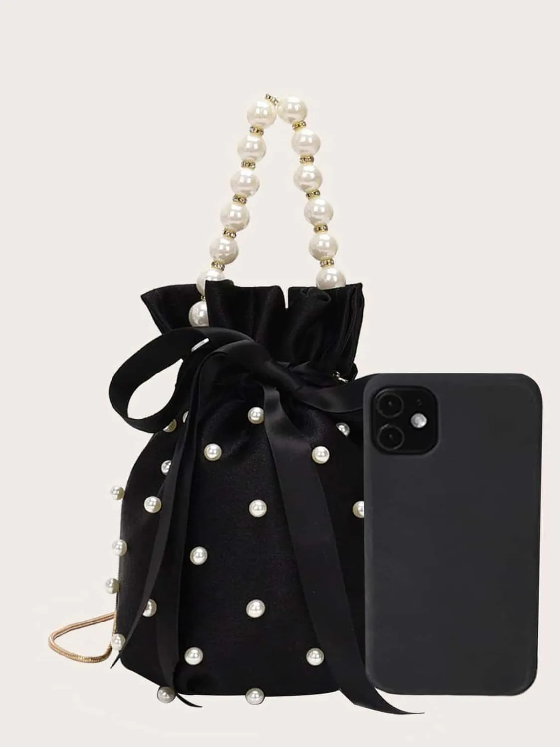 Pearl Design Luxury Bucket Bag