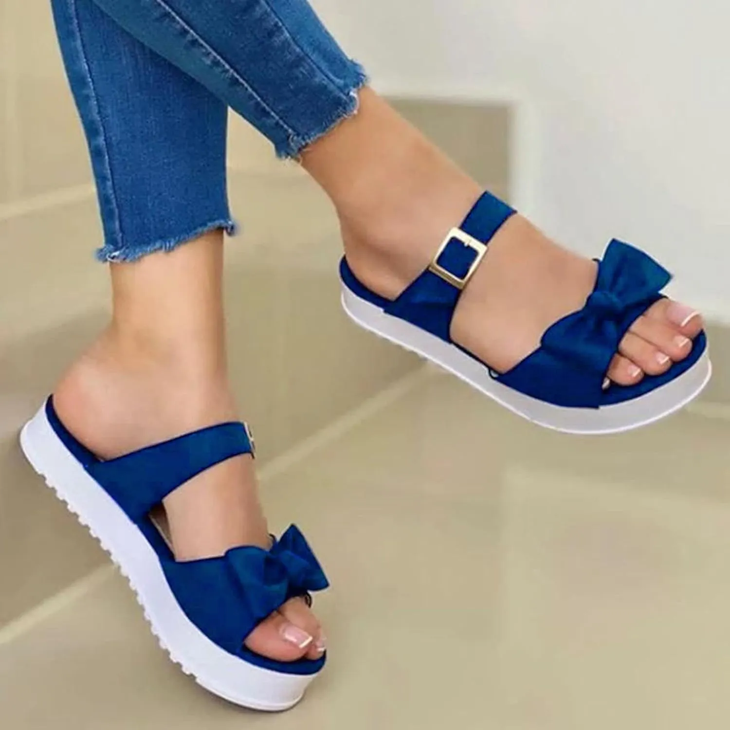 peqiut Sandals Women Retro Flip Flops Casual Orthopedic Sandals for Women Fashion Slides Womens Sandals Comfortable