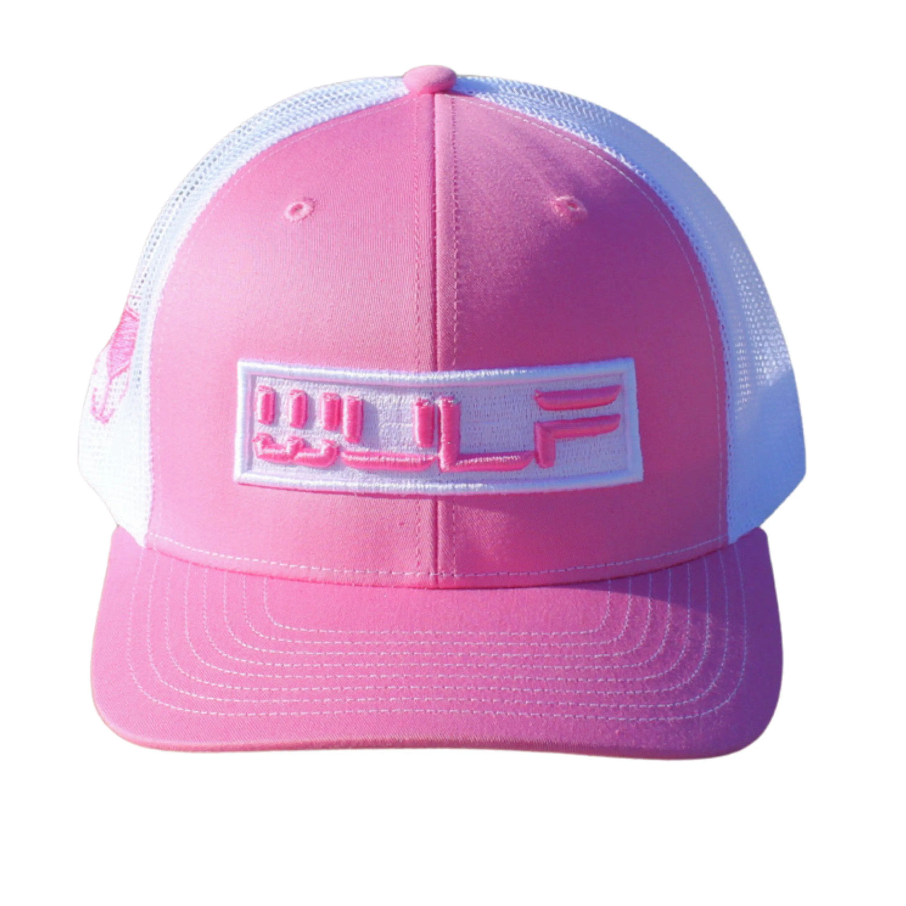 Pink & White Logo Snapback
