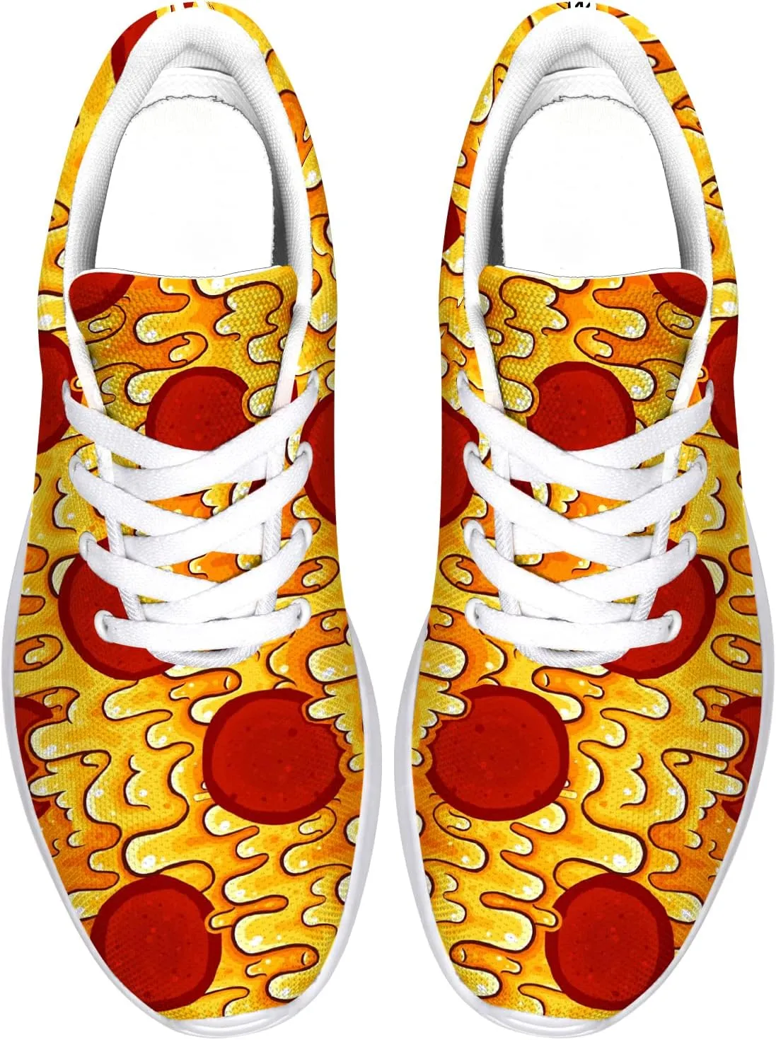 Pizza Shoes for Women Men Sneakers Sport Tennis Running Shoes Gifts for Friends