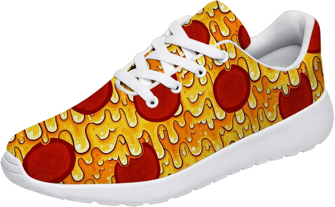 Pizza Shoes for Women Men Sneakers Sport Tennis Running Shoes Gifts for Friends