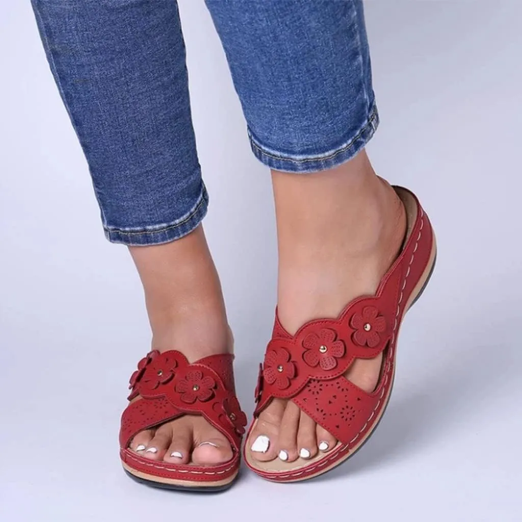 Platform Wedge Sandals Women Slip On Wedge Sandals for Women Dress Beach Shoes Low Wedge Dress Shoes