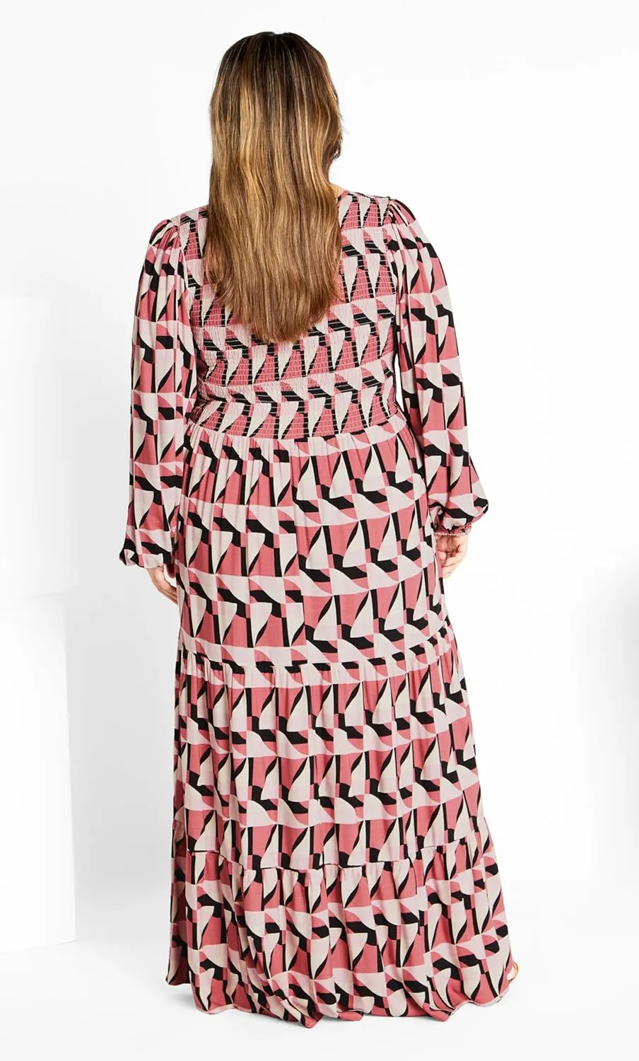 Plus Size Maxi Jayden PRT in GEO Print