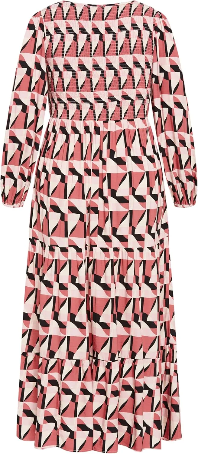 Plus Size Maxi Jayden PRT in GEO Print