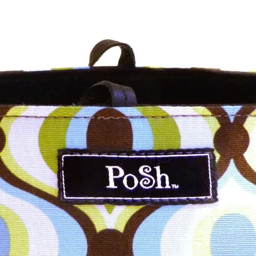 Posh by Tori Groove Contemporary Diaper Bag NWT Blue Green Brown White