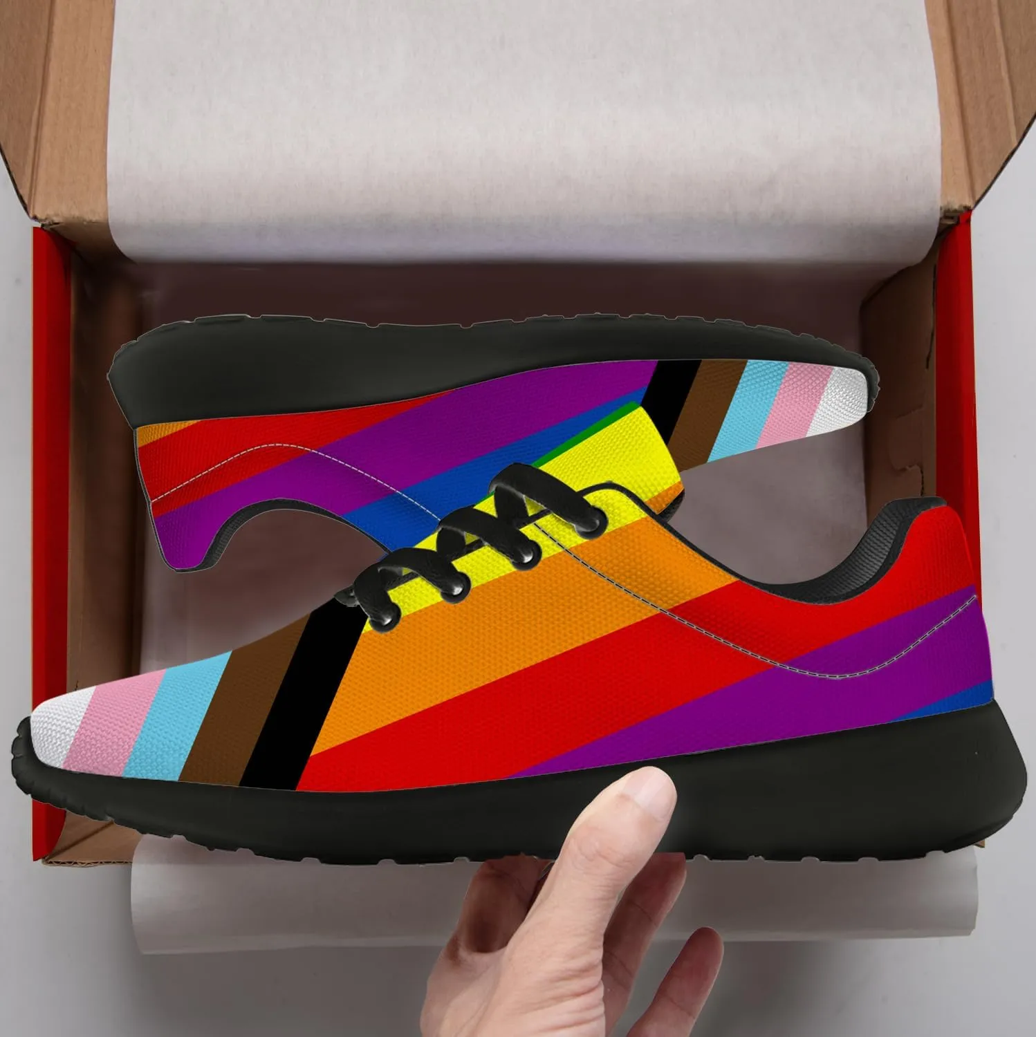 Pride Shoes Women's Men's Running Tennis Shoes Fashion Sneakers Gifts for Women Men