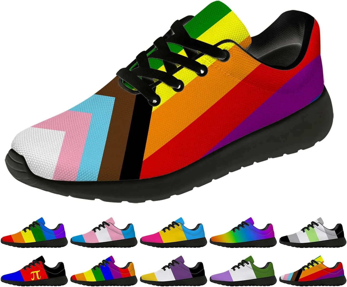 Pride Shoes Women's Men's Running Tennis Shoes Fashion Sneakers Gifts for Women Men