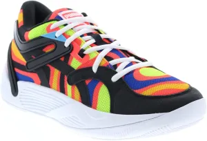 PUMA Mens TRC Blaze Court Lava Basketball Sneakers Shoes - Multi