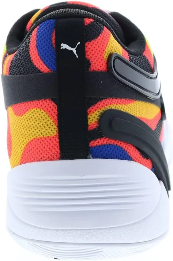 PUMA Mens TRC Blaze Court Lava Basketball Sneakers Shoes - Multi