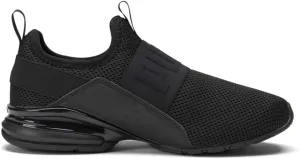 Puma Womens Axelion Slip On Sneakers Shoes Casual - Black