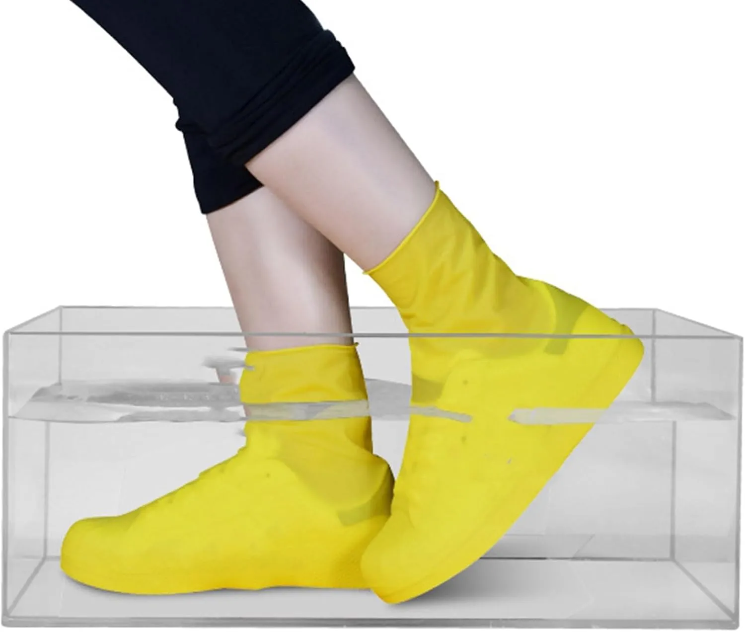 Rain Boot Waterproof Shoe Cover for Women Men Silicone Foot Covers Shoe Protector Rainy Season Outdoor Shoe Accessories