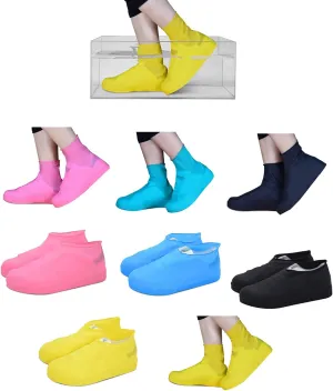 Rain Boot Waterproof Shoe Cover for Women Men Silicone Foot Covers Shoe Protector Rainy Season Outdoor Shoe Accessories