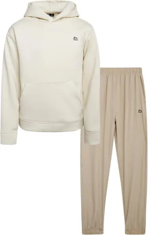 RBX Boys' Pants Set - 2 Piece Fleece Hoodie Sweatshirt and Hybrid Tech Jogger Pants - Casual Clothing Set for Boys (8-12)