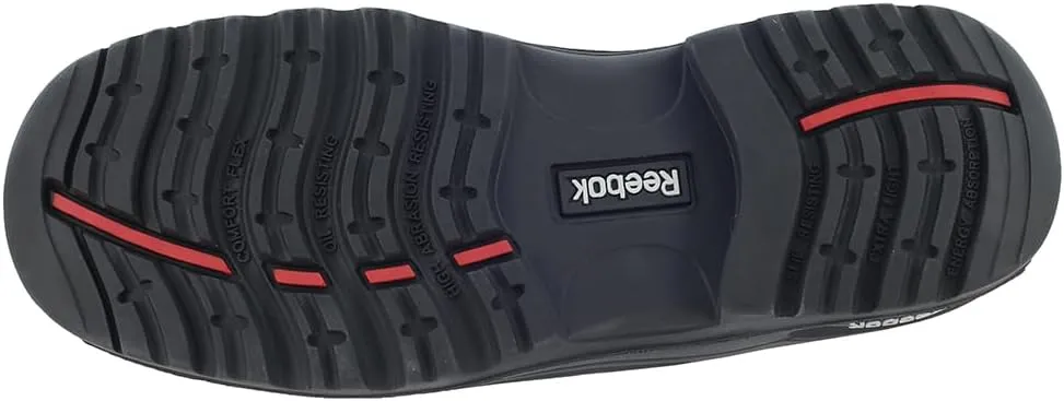 Reebok Work Men's 6 Sport Composite Toe Boot Dark Safety, Trainex RB7755 Work Shoe, Brown
