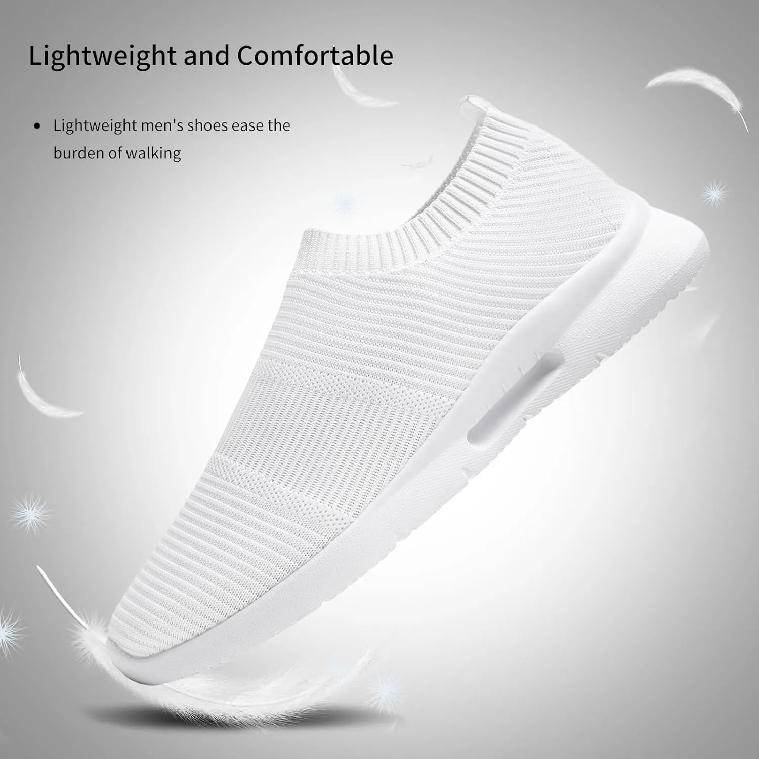 Running Shoes for Men Tennis Slip On Sneakers Breathable Fashion Mesh
