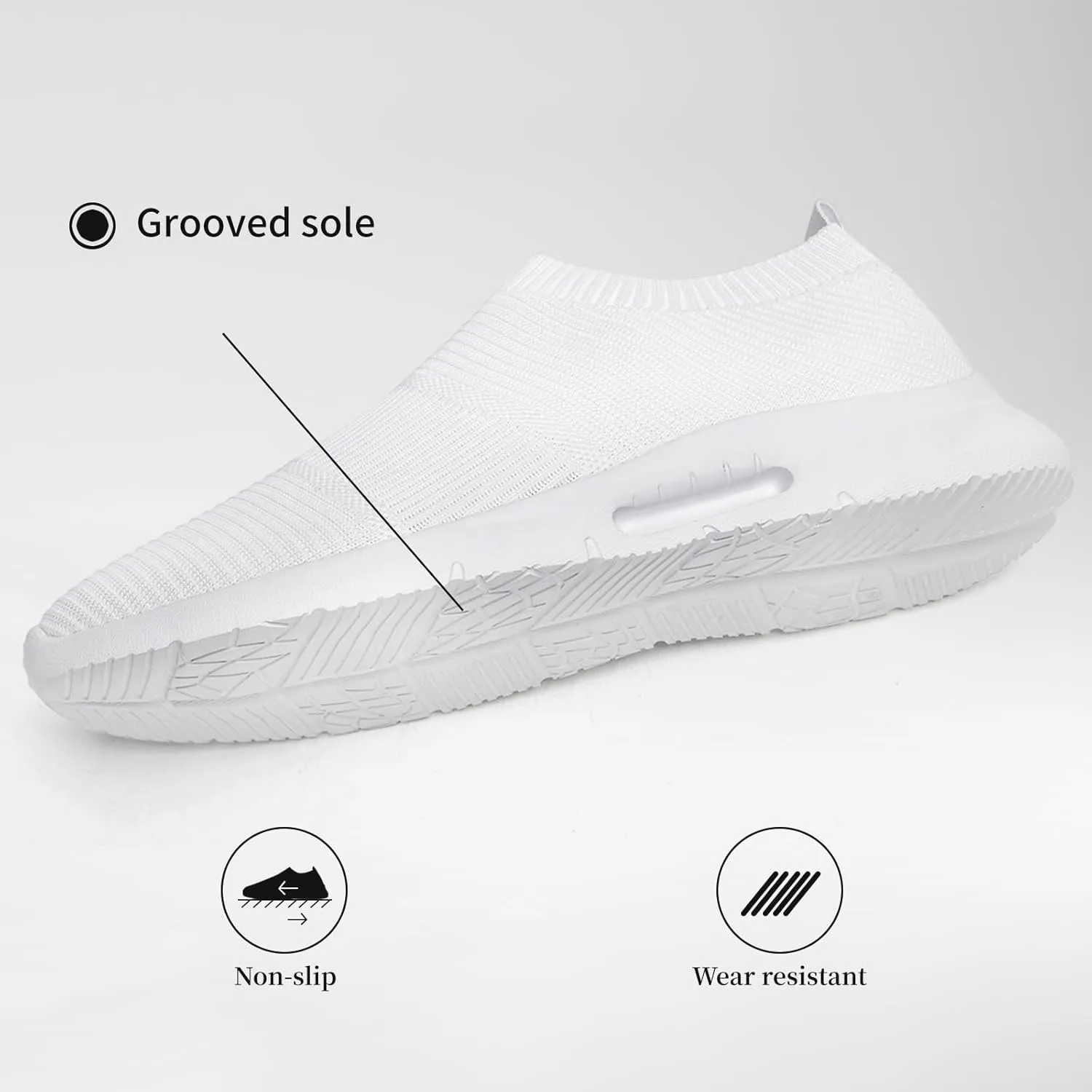 Running Shoes for Men Tennis Slip On Sneakers Breathable Fashion Mesh