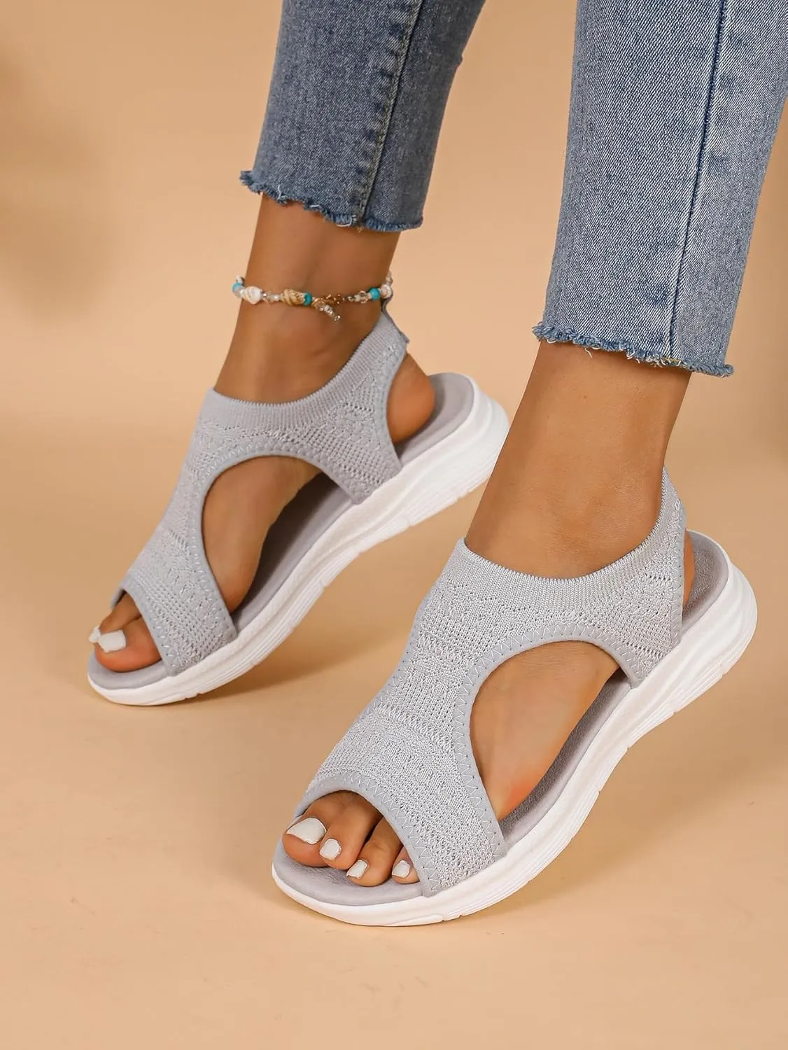 Sandals Women Comfortable Walking Orthotic Flips Flops Sandals Arch Support for Flat feet Orthopedic Beach Shoes 2025