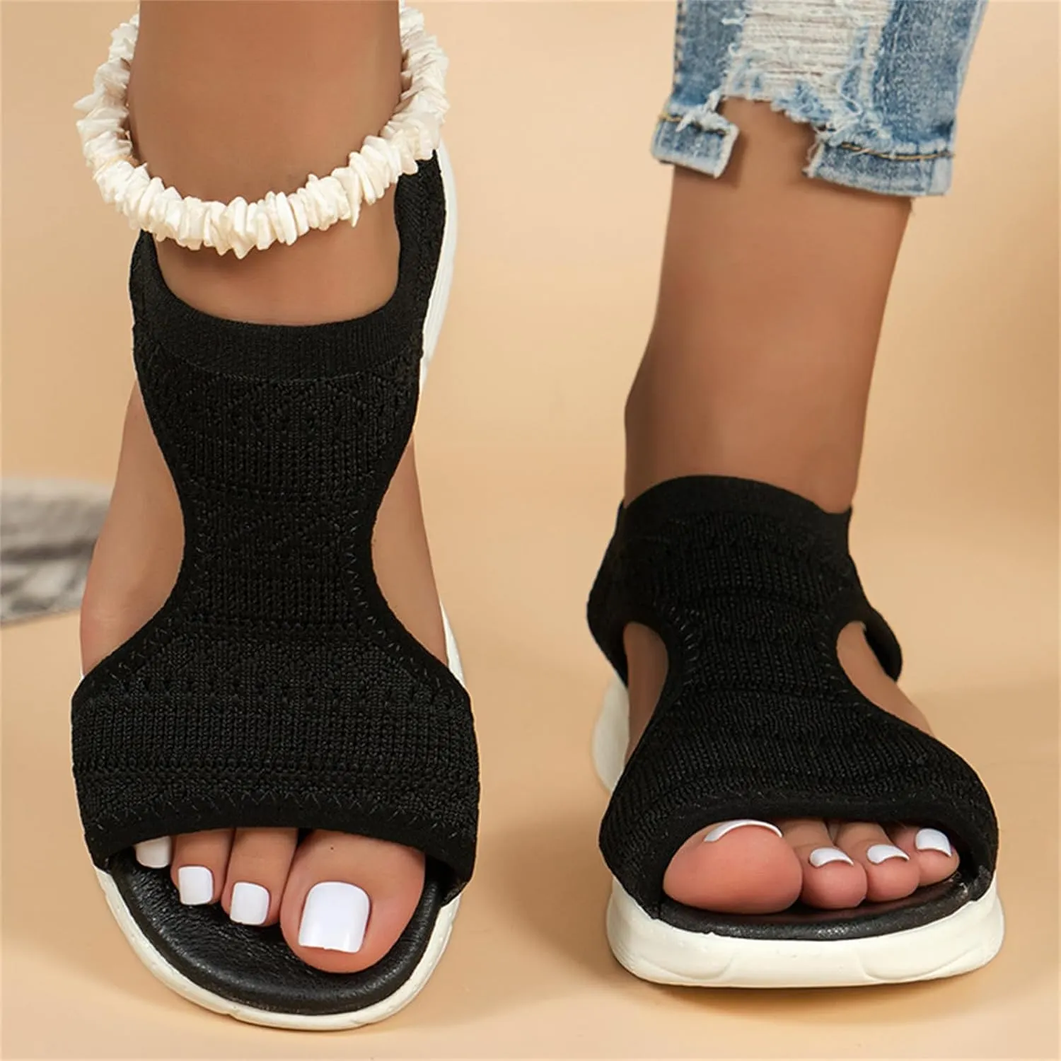 Sandals Women Comfortable Walking Orthotic Flips Flops Sandals Arch Support for Flat feet Orthopedic Beach Shoes 2025