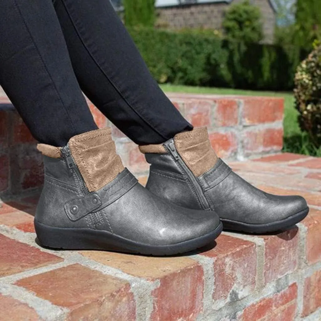SBGMoSJ Womens Booties And Ankle Boots Low Heel Womens Ankle Booties Black Low Heel Booties Dressy Womens Black Leather Boots Ankle with Chunky Heels In Size 6 Turquoise Boots for Women