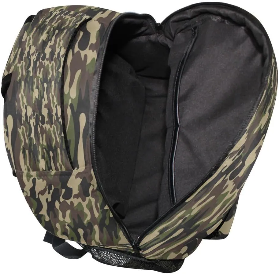 School Laptop Backpack Camo Camouflage for Girls Kids Boys Military Texture Bookbag Elementary College Travel Hiking Daypack Backpacks with Name Brand for Men Women