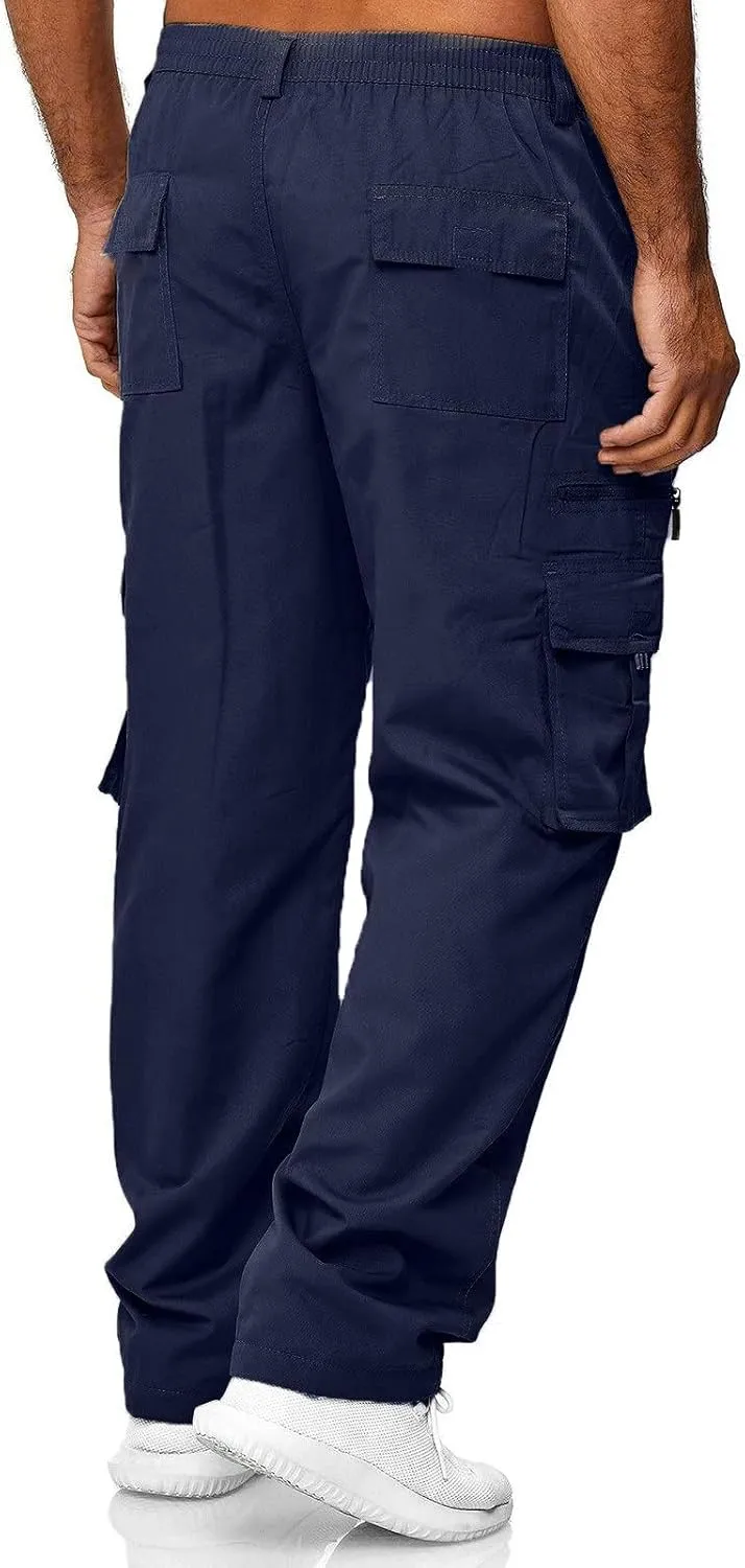 sdbrld Cargo Pants For Men Mens Casual Outdoor Lightweight Joggers Hiking Classic Pants Overalls Trousers with Pockets